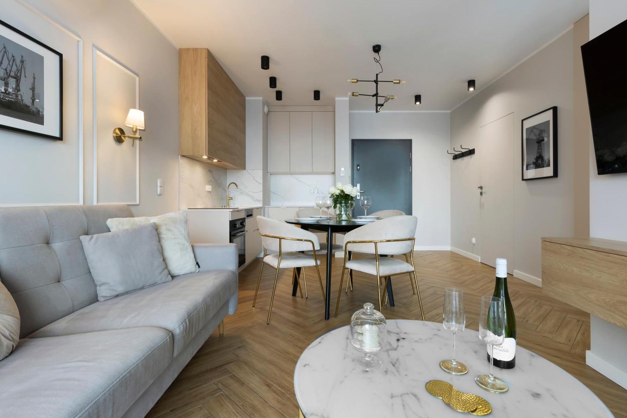 Chlebova Prestige By Elite Apartments Gdansk Bagian luar foto